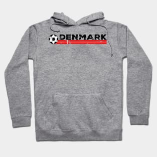 Denmark Football Fan. Denmark Soccer Design Hoodie